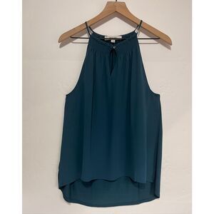 LOFT Dark Teal Halter Top   Size L